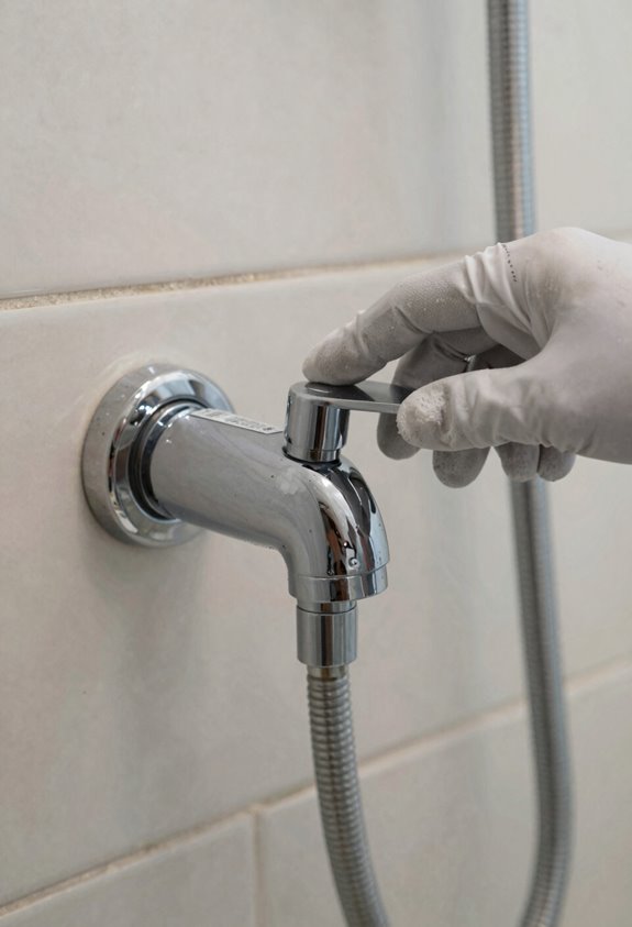 shut off water first
