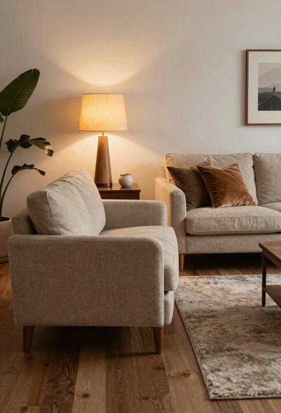sofa signals formal loveseat cozy