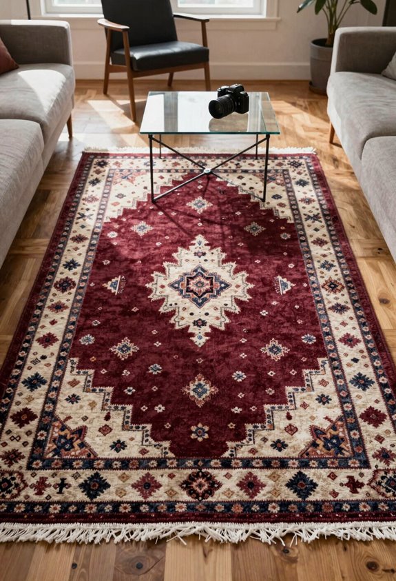 traditional and transitional rug styles