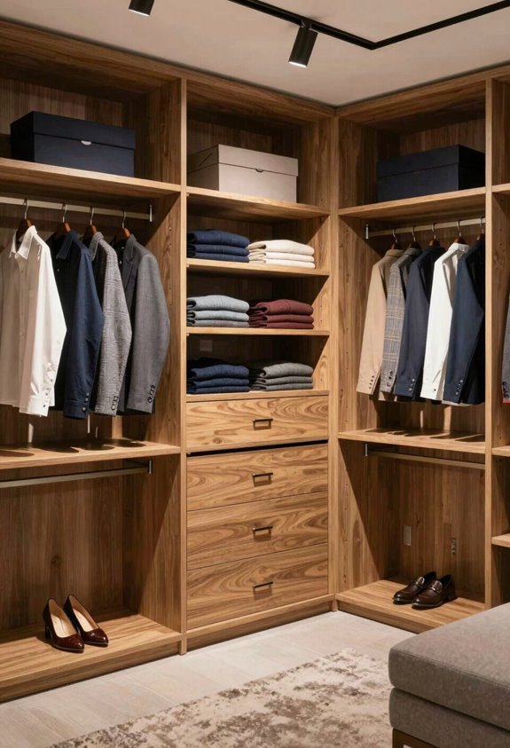 walk in closet space guidelines