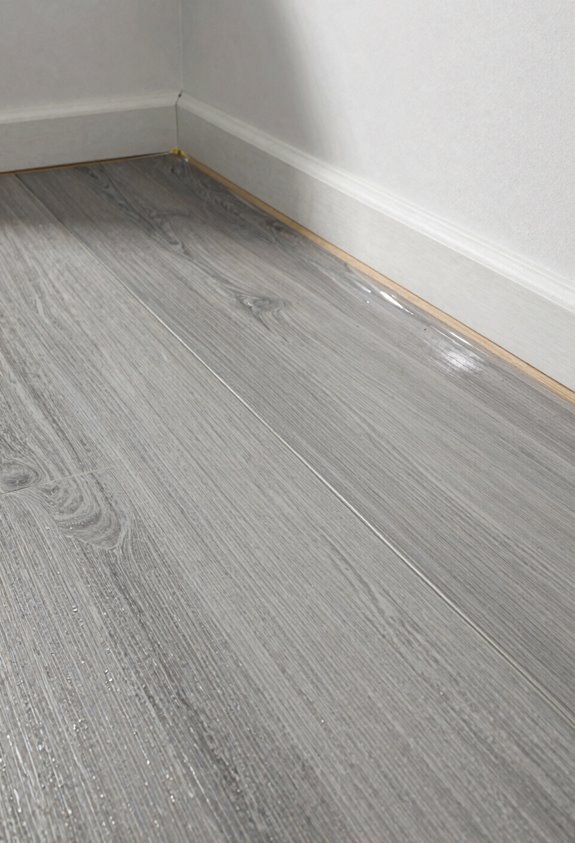 water resistant laminate with sealing protections